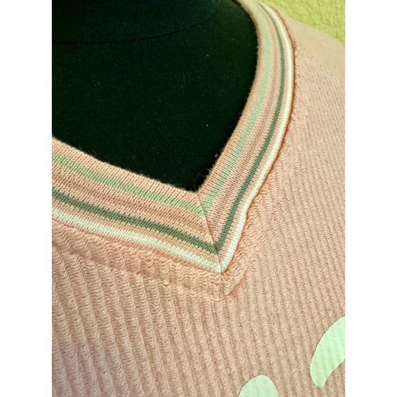 Jadelynn Brooke - Loved V Neck Sweatshirt Ribbed - Sz XS - Picture 3 of 9